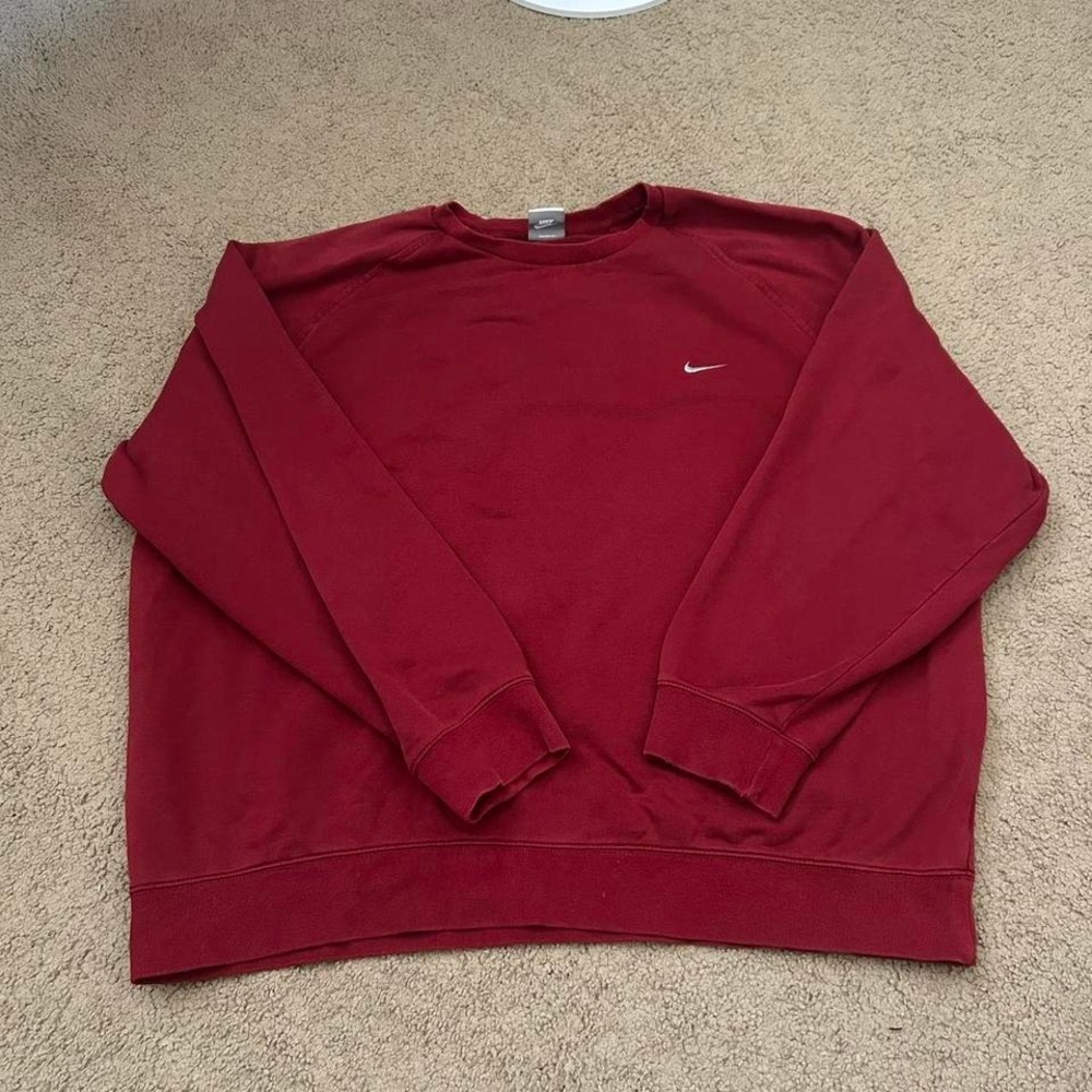 Vintage Nike red crewneck sweatshirt Size XXL